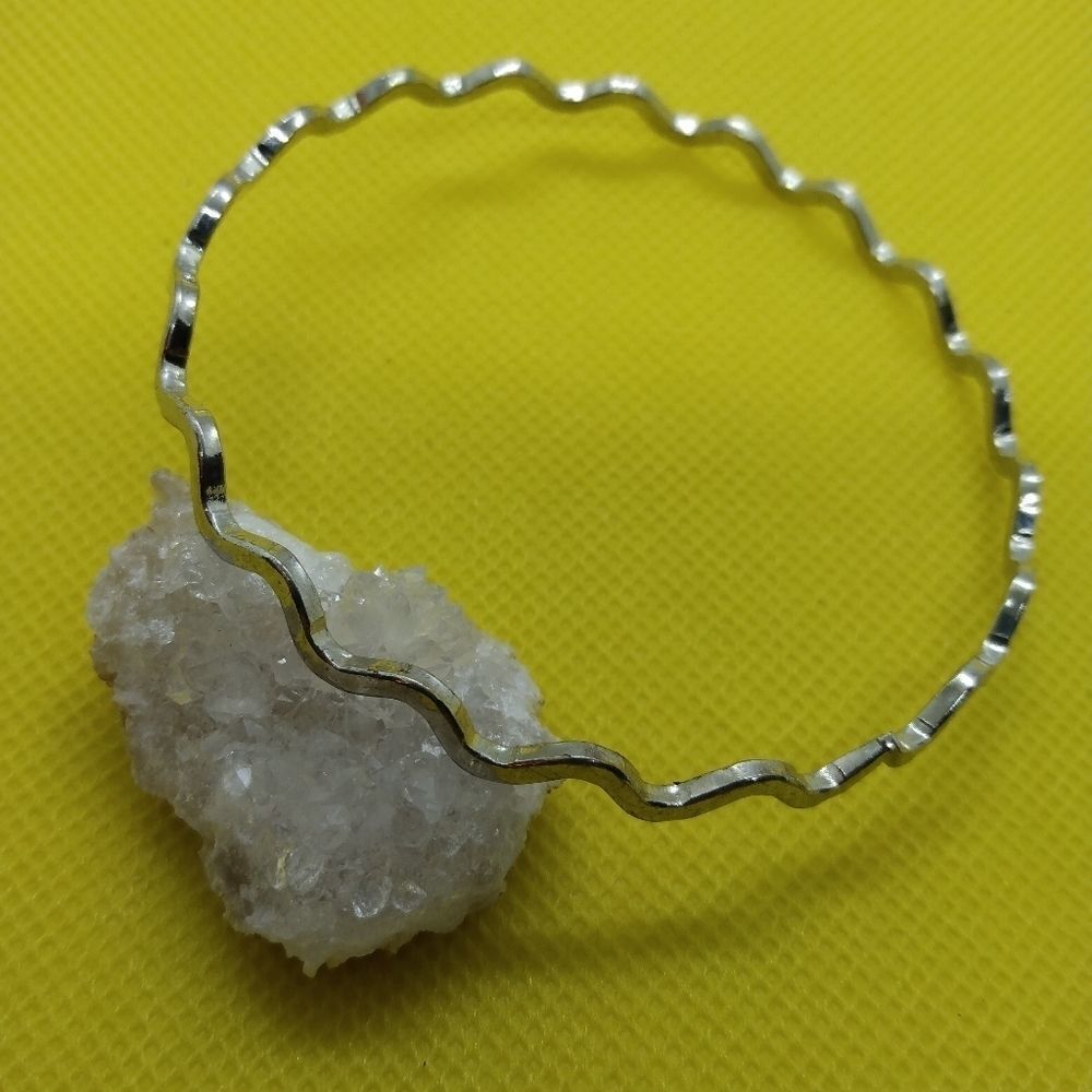 Zigzag silver bracelet‎